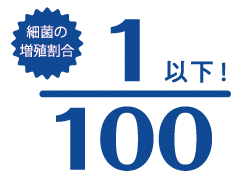 こだま印刷の「抗菌ニス加工」は細菌の増殖割合が100分の1以下